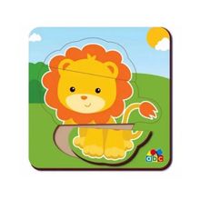 Quebra Cabeça Baby - Leão - 8015 - Babebi