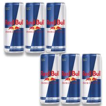 6 Energético Red Bull Energy Drink Original Lata 250ml