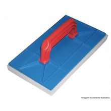 Desempenadeira Azul Zumplast Espuma 15X26Cm Ref 1161