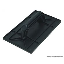 Desempenadeira Azul Zumplast Borracha 15X26Cm Ref 1178