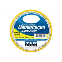 Fita Demarcacao Solo Tekbond 48Mmx15M Amarela Blister