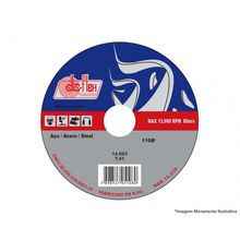 Disco Corte Ferro Disflex 43/8X1/16X3/4 110Mm c/10pçs