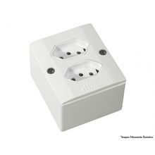 Sistema X Mill 2 Tomadas 2P+T 39146 Br c/10pcs