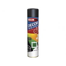 Tinta Spray Colorgin Decor Preto Fosco (Nr23-Onu 1950) c/6pcs