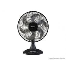 Ventilador Mesa Turbo Preto 6 Pas 40Cm 80W 220V