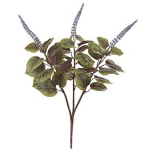 FOLHAGEM PERILLA REAL TOQUE X3 (VERDE PURPURA) 50cm
