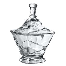 Bomboniere Potiche em Cristal Ecológico d10xa16cm