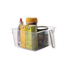 Caixa Organizadora Multiuso Quadrado c/ Alça 17x22x10 cm