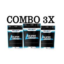 3x L-glutamine Refil 90g Body Nutry