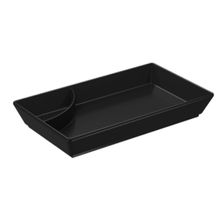 Prato para Sushi Japones Uno 19,3x11,2x21,5cm Preto Coza