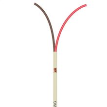 Cabo Manga 2x22 AWG - com Blindagem Bege - 30 Metros