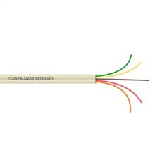 Cabo Manga 5x26 AWG - sem Blindagem Bege - 1 Metro