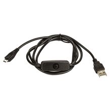 Cabo USB pra Micro USB Robótica com Botão liga Desliga