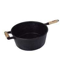 Cacarola de Ferro Fundido Com Cabo Sem Tampa - 4,8 Lt