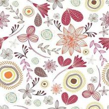 Papel de Parede Adesivo Floral 210179 Rolo 0,58x3M