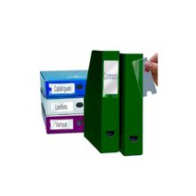 Porta Etiquetas Auto Adesivo 55x150mm - Caixa com 100 Unidades