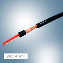 Cabo Microfone Estereo Blindagem 2x0.14 - 20 Metros