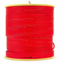 Cabo de Microfone Profissional 2x0,30 Vermelho - 100 Metros