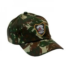 Boné Militar Rip Stop com Patch Aplicado Boné Tático Militar Camuflado EB