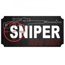 Adesivo Sniper One Shot Adesivo Externo