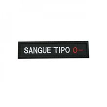 Bordado Termocolante Tipo Sanguineo O-