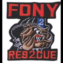 Bordado Termocolante FDNY - RES 2 CUE