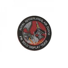Bordado Termocolante F16 Solo Display Team