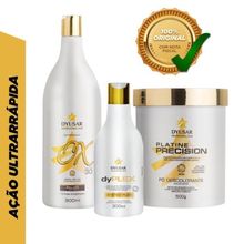 Kit Pó Platine Precision White + OX 30 Vol + Dy Plex DYUSAR