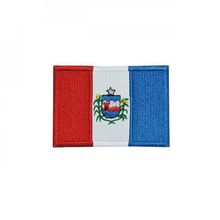 Patch Bordado Bandeira de Alagoas com Fecho de Contato