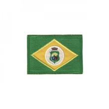 Patch Bordado com Fecho de Contato Bandeira Ceará