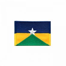 Bordado Termocolante Bandeira Rondônia