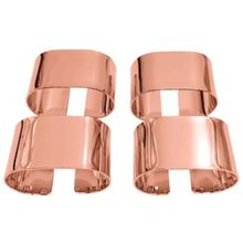 Conjunto de Argolas para Guardanapo Haus Concept Noma Rosa Gold – 4 Peças