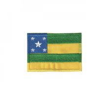Patch Bordado com Fecho de Contato Bandeira Sergipe
