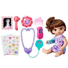 Boneca Baby Alive Dia De Cuidar Do Cabelo Morena - Hasbro F8288