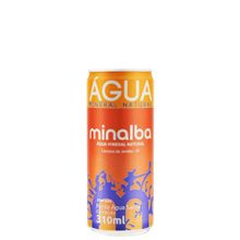 AGUA MINERAL MINALBA COM GÁS LATA 310ML