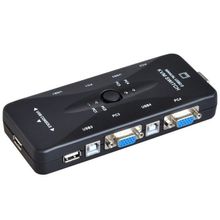 Chaveador Kvm Vga Usb 4 Portas