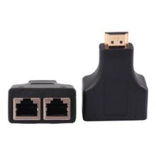 Extensor Hdmi Via Cabo De Rede Utp Rj45 Cat5e/6 1 Par Barat
