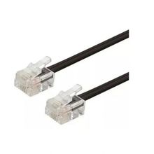 Kit 50 Unidades Cabo Para Telefone Rj11 X Rj11 2,00M