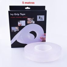 Fita Grip Tape Dupla Face 5 Metros Gel Auto Colante Forte