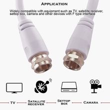 Cabo Coaxial Rg6 1 Metro 75ohm Com Conectores