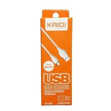 Cabo Lightning Usb Carregador Kaidi Para Android V8