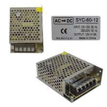 Fonte 12v Alimentação Bivolt 5a 60w Amperes Chaveada