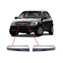 Aplique Cromado Grade Dianteira Chevrolet Celta 2000 à 2005