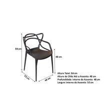 Cadeira Allegra Cozinha Preta
