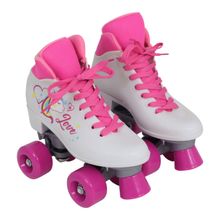 Patins Quad Love Unicórnio Branco Bel Patins Quad Love Unicórnio Branco (35) Bel