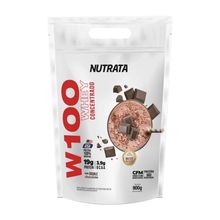 W100 - Whey Concentrado 100% Refil (900g) Nutrata - Chocolate