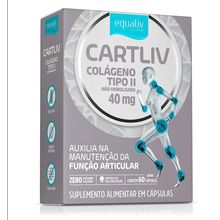 Cartliv 40mg Suplemento de Colágeno Tipo 2 (60 cápsulas) Equaliv