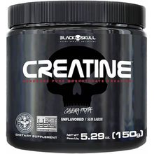 KIt 3X Creatina 100% Pura (150g) Black Skull