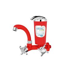 Purificador Ideale Eco Parede Vermelho|Cromado Planeta Água
