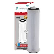 Refil 25Micra Plissado Poly Flow 9.3/4 Hidrofiltros